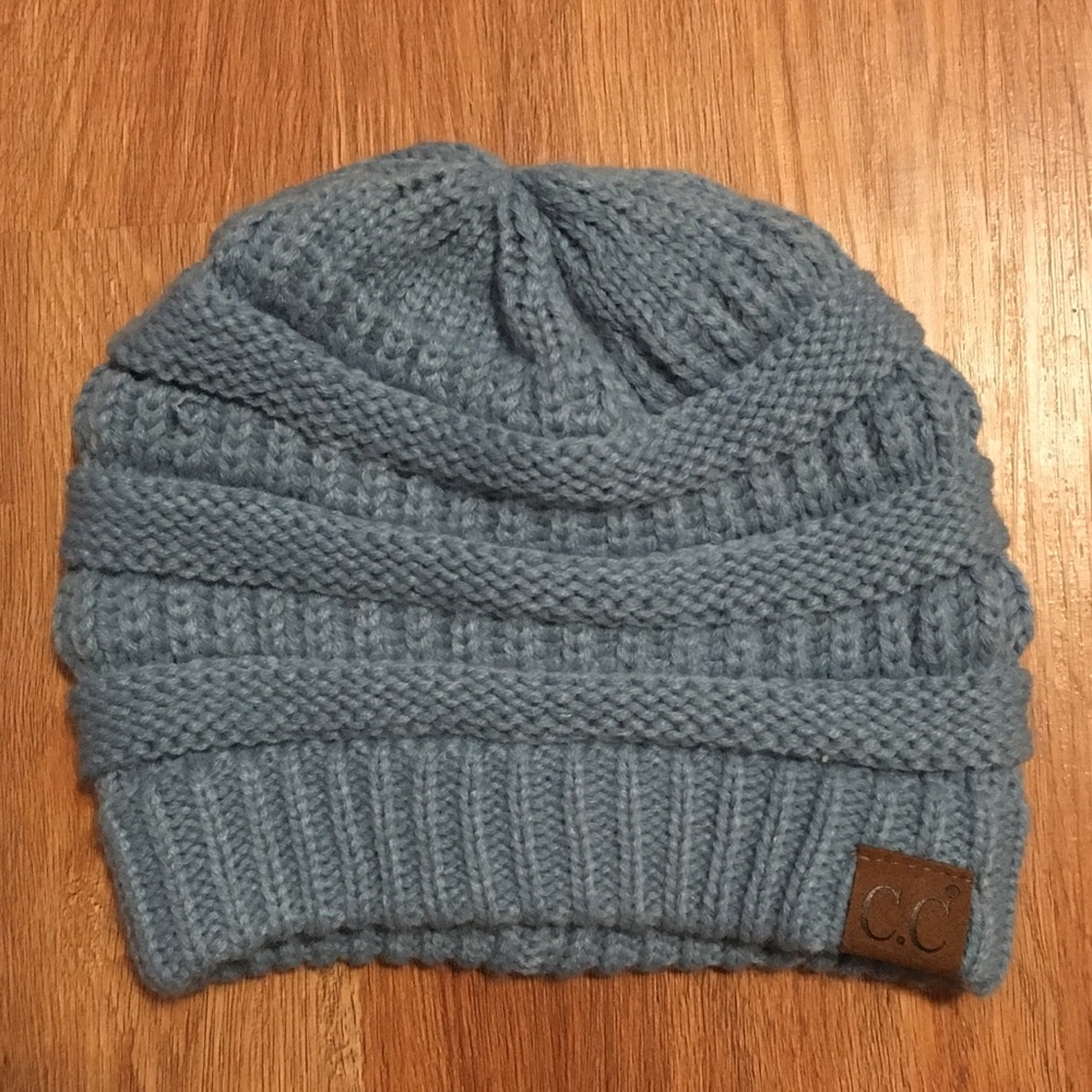 Dusty Blue C.C Beanie